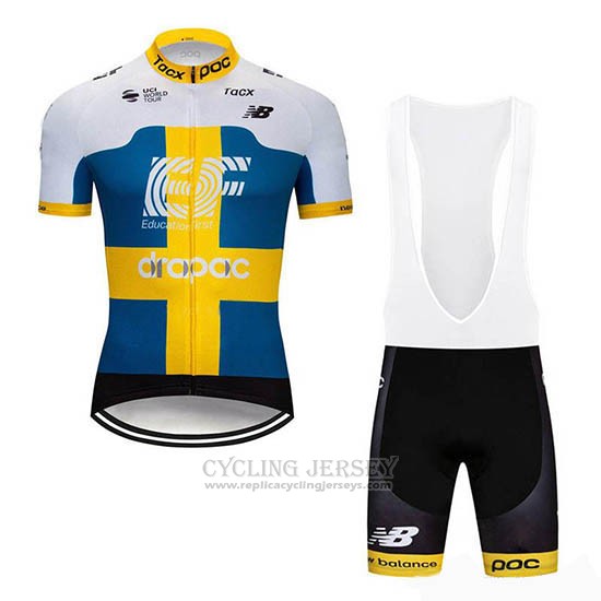 2019 Cycling Jersey EF Education First Sweden Short Sleeve and Bib Short